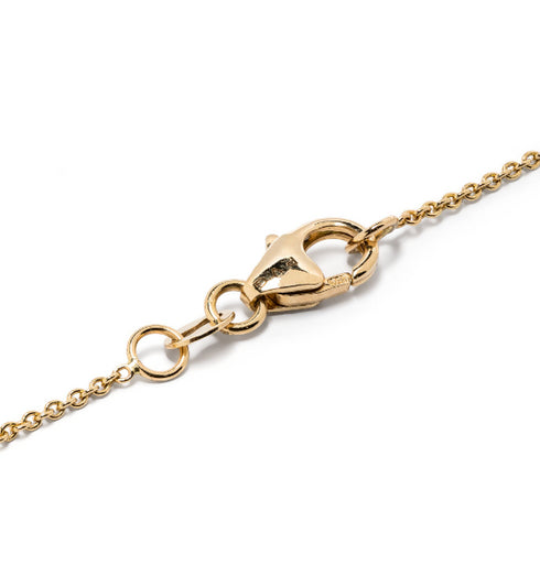 18kt yellow gold Promesse malachite necklace